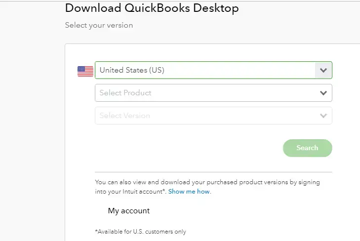 Update for QuickBooks screenshot