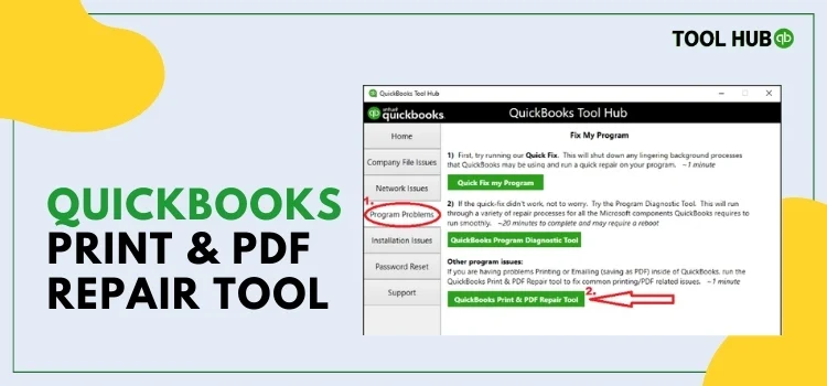 quickbooks pdf and print repair tool